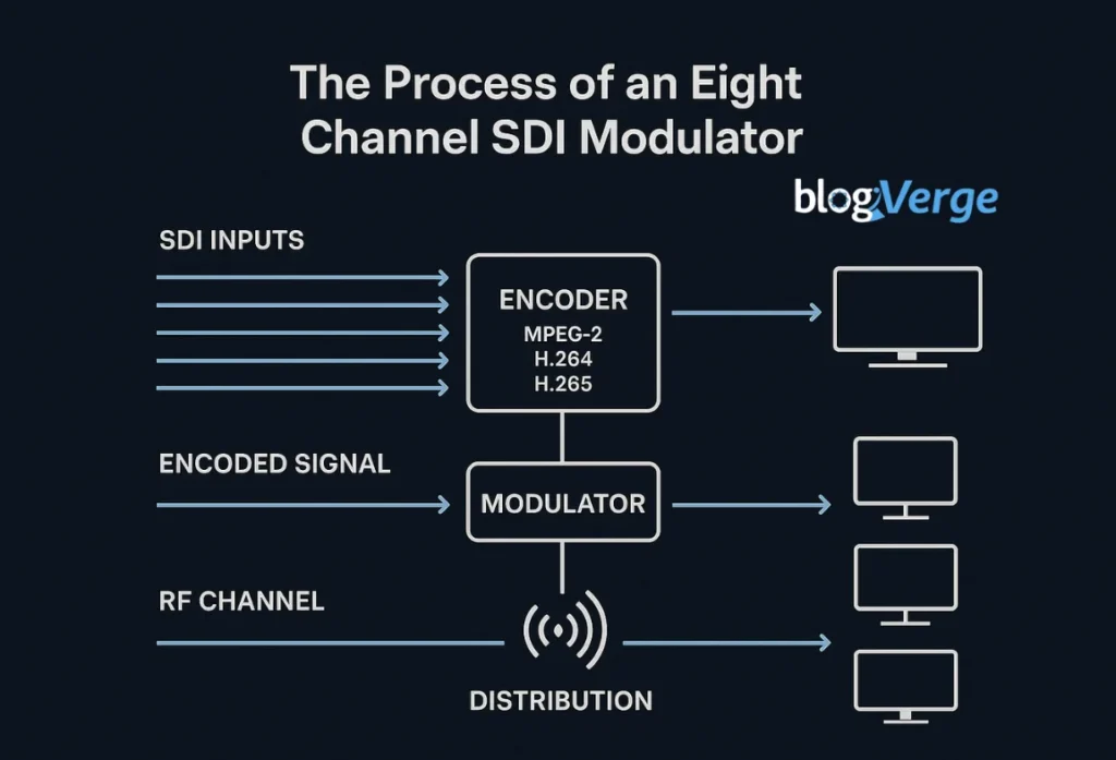 The Process of an eight-channel SDI Modulator?