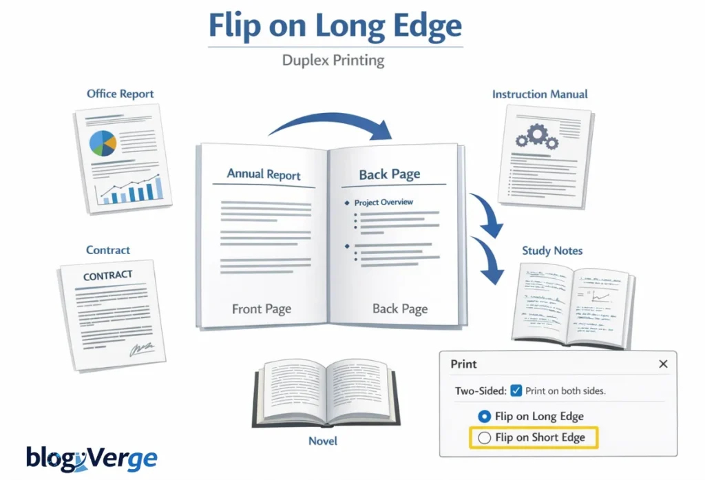 Flip on Long Edge: Meaning and Best Uses