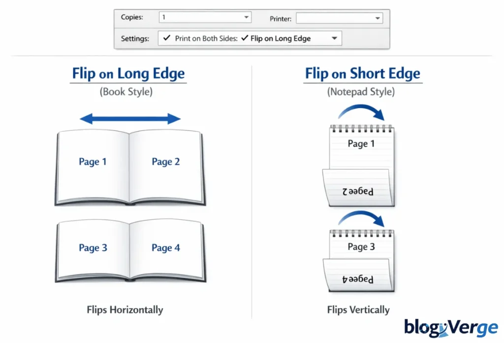 Understanding Flip on Long Edge vs Short Edge
